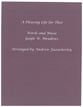 A Pleasing Life for Thee Three-Part Mixed choral sheet music cover